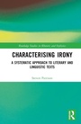 Cover: Characterising Irony - Routledge