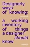 Cover: Designerly ways of knowing - Onomatopee
