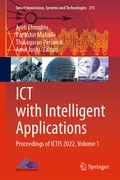 Cover: ICT with Intelligent Applications - Springer