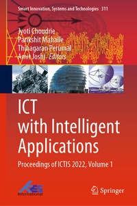 Enlarge image Cover: ICT with Intelligent Applications - Springer
