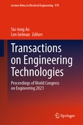 Cover: Transactions on Engineering Technologies - Springer