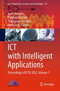 Enlarge image Cover: ICT with Intelligent Applications - Springer