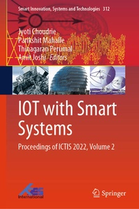 Enlarge image Cover: IOT with Smart Systems - Springer
