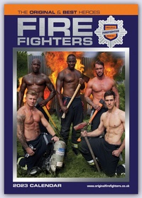 Abbildung von: Fire Fighters - Feuerwehrmänner 2023 - A3-Posterkalender - Brown Trout-Auslieferer Flechsig