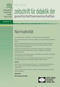 Cover: Normativit&auml;t - Wochenschau Verlag