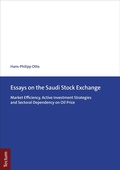 Bild: Essays on the Saudi Stock Exchange - Tectum Wissenschaftsverlag