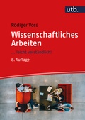 Cover: Wissenschaftliches Arbeiten - UTB