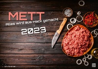 Bild vergrößern Bild: Mettkalender - Alles wird aus Hack gemacht - 2023 - Kalender DIN A2 - GP-Fever.de