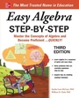Cover: Easy Algebra Step-by-Step, Third Edition - McGraw Hill LLC