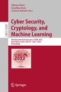 Cover: Cyber Security, Cryptology, and Machine Learning - Springer