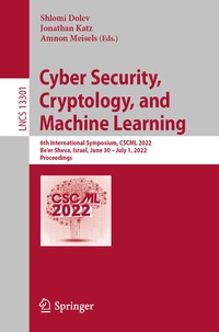 Abbildung von: Cyber Security, Cryptology, and Machine Learning - Springer