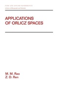 Cover: Applications Of Orlicz Spaces - CRC Press