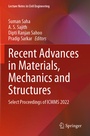 Cover: Recent Advances in Materials, Mechanics and Structures - Springer