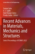 Cover: Recent Advances in Materials, Mechanics and Structures - Springer