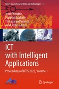 Cover: ICT with Intelligent Applications - Springer