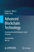 Cover: Advanced Blockchain Technology - Springer