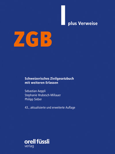 Abbildung von: ZGB plus Verweise - Orell Füssli Verlag
