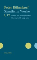 Cover: S&auml;mtliche Werke - Wallstein