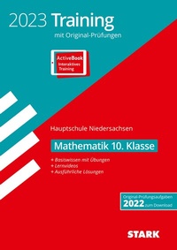 Abbildung von: STARK Original-Prüfungen und Training Hauptschule 2023 - Mathematik 10. Klasse - Niedersachsen - Stark Verlag