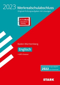 Abbildung von: STARK Original-Prüfungen Werkrealschulabschluss 2023 - Englisch 10. Klasse - BaWü - Stark Verlag