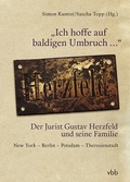 Cover: "Ich hoffe auf baldigen Umbruch ." Der Jurist Gustav Herzfeld und seine Familie - Verlag f&uuml;r Berlin-Brandenburg
