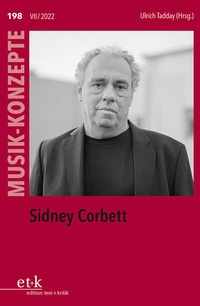 Abbildung von: Sidney Corbett - edition text + kritik