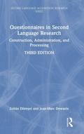 Cover: Questionnaires in Second Language Research - Routledge