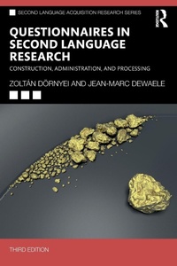 Enlarge image Cover: Questionnaires in Second Language Research - Routledge