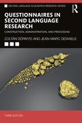 Cover: Questionnaires in Second Language Research - Routledge