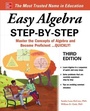 Cover: Easy Algebra Step-by-Step, Third Edition - McGraw-Hill Education