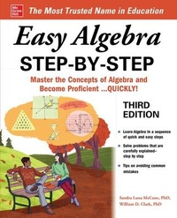 Enlarge image Cover: Easy Algebra Step-by-Step, Third Edition - McGraw-Hill Education