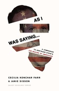 Cover: As I Was Saying - Deep Vellum Publishing