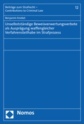 Cover: Unselbstst&auml;ndige Beweisverwertungsverbote als Auspr&auml;gung waffengleicher Verfahrensteilhabe im Strafprozess - Nomos