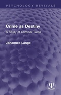 Cover: Crime as Destiny - Routledge