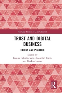 Enlarge image Cover: Trust and Digital Business - Routledge