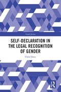 Cover: Self-Declaration in the Legal Recognition of Gender - Routledge