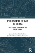 Cover: Philosophy of Law in Korea - Routledge