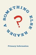 Cover: A Something Else Reader - Primary Information