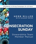 Cover: Consecration Sunday Stewardship Team Member Manual - Abingdon Press