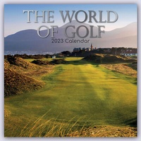 Abbildung von: The World of Golf - Die Welt des Golfsports 2023 - 16-Monatskalender - Brown Trout-Auslieferer Flechsig