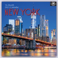 Abbildung von: New York 2023 - 16-Monatskalender - Brown Trout-Auslieferer Flechsig