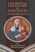 Cover: Late Medieval Italian Art and its Contexts - De Gruyter