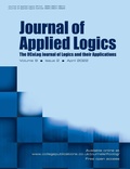 Cover: Journal of Applied Logics. The IfCoLog Journal of Logics and their Applications, Volume 9, Issue 2, April 2022 - College Publications