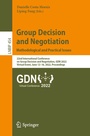Cover: Group Decision and Negotiation: Methodological and Practical Issues - Springer