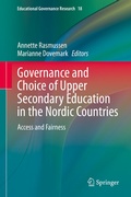 Cover: Governance and Choice of Upper Secondary Education in the Nordic Countries - Springer