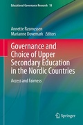 Cover: Governance and Choice of Upper Secondary Education in the Nordic Countries - Springer