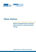 Cover: Reduced integration-based continuum finite elements for gradient-extended damage - Shaker