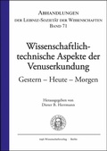 Cover: Wissenschaftlich-technische Aspekte der Venuserkundung. Gestern - Heute - Morgen - trafo Wissenschaftsverlag