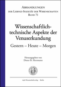 Abbildung von: Wissenschaftlich-technische Aspekte der Venuserkundung. Gestern - Heute - Morgen - trafo Wissenschaftsverlag