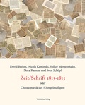 Cover: Zeit/Schrift 1813-1815 - Wehrhahn Verlag